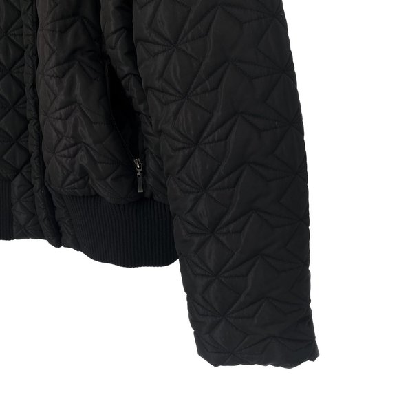 NEW YORK & CO Quilted Star Geometric Bomber Jacket - Picture 7 of 15